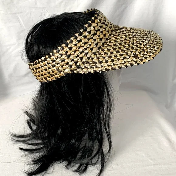 Hemlock 100% Straw Hat Visor - Picture 2 of 7